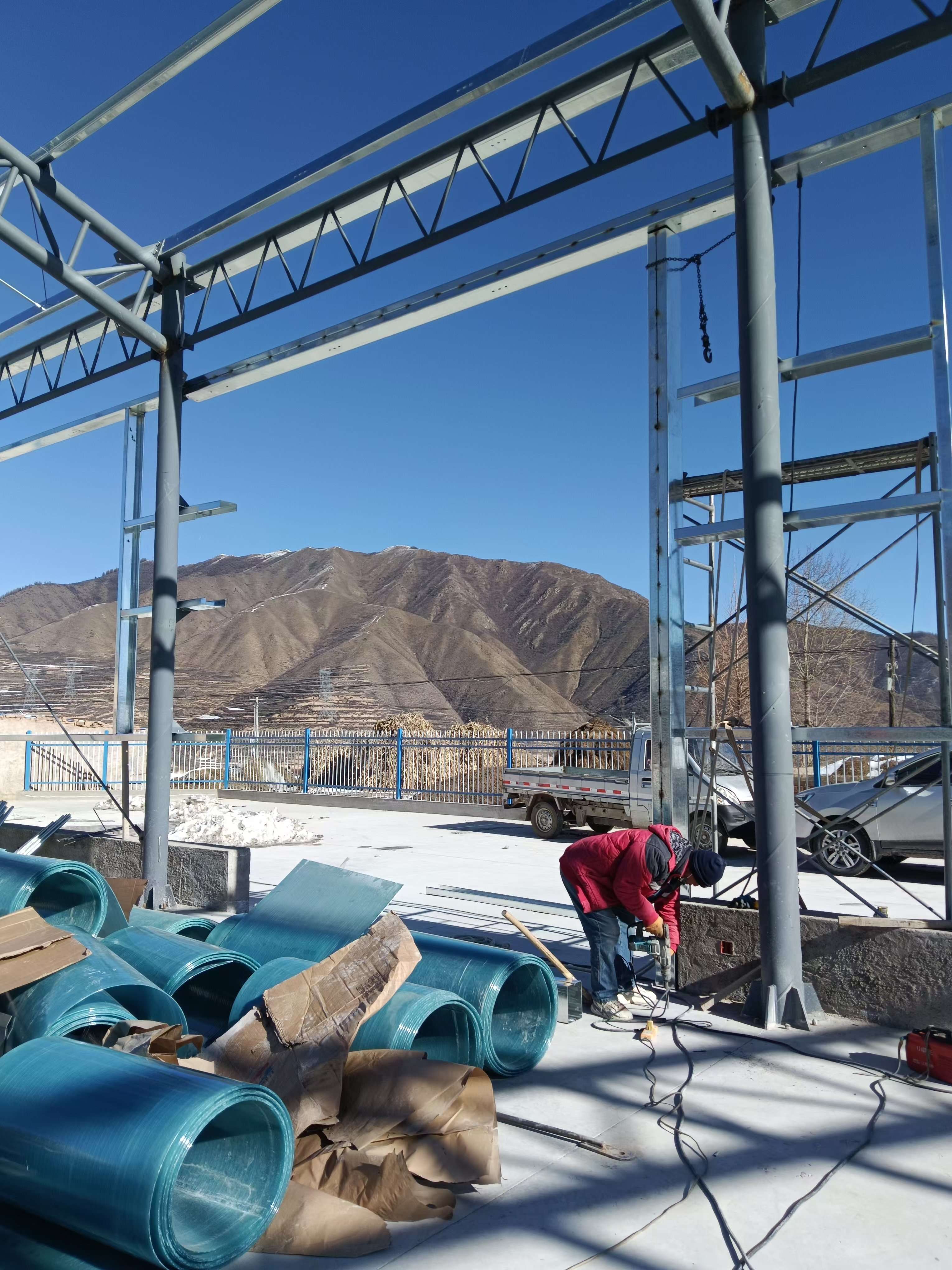 馬坡鄉(xiāng)河灣村和美鄉(xiāng)村建設(shè)項(xiàng)目-農(nóng)產(chǎn)品晾曬中心鋼結(jié)構(gòu)工程