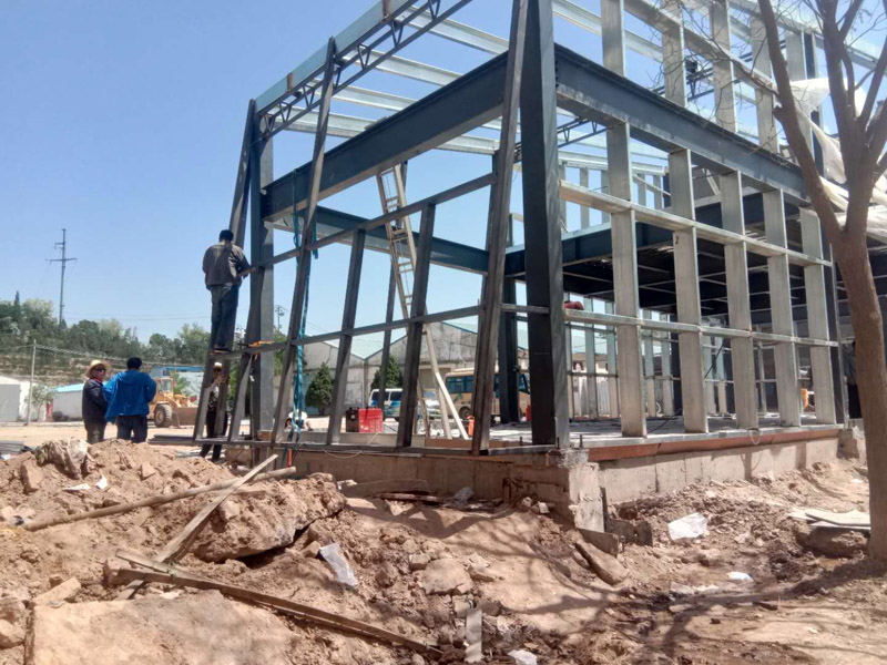 煜峰工業(yè)園售樓部建設(shè)項目施工