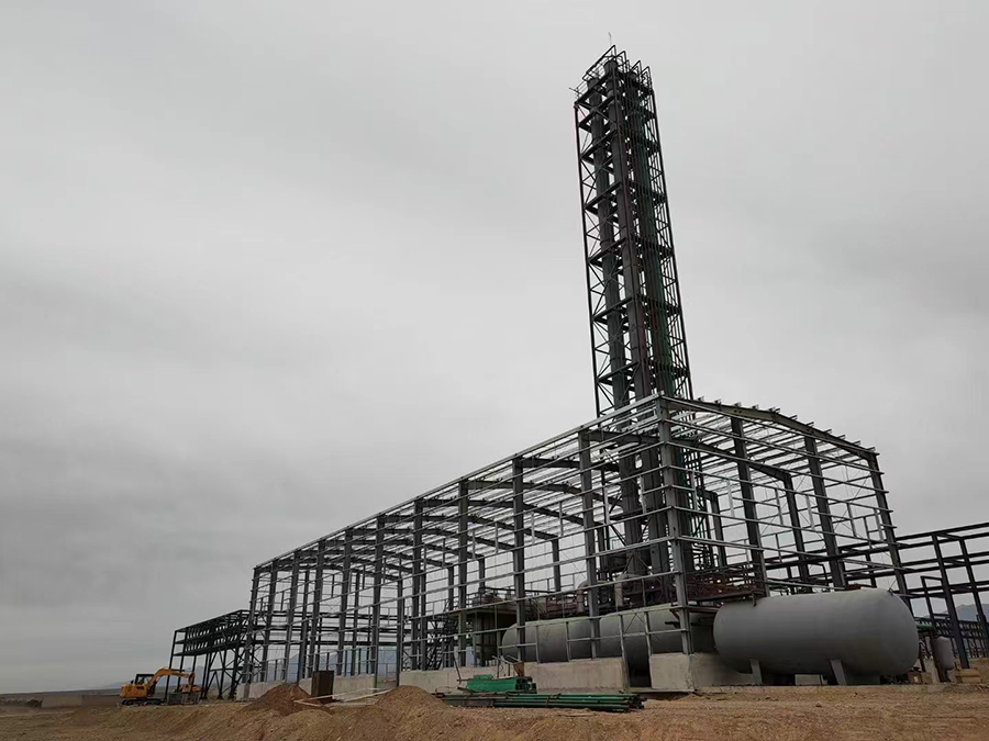 甘肅金大源新材料科技有限公司新材料化學品生產線項目-鋼結構工程