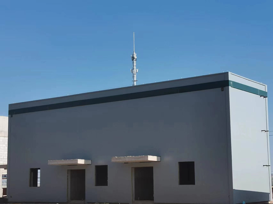 蘭州沃稼科技有限公司年產20000噸新型農藥及農藥中間體項目泄爆墻安裝完工